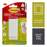 Tira Colgar Cuadros Command 3m 5.4kg 8 Unidades Sin Clavo