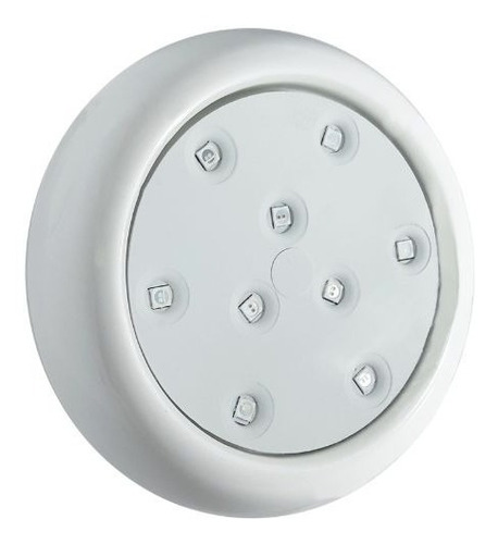 Luminária Led 9w 80mm Lampada Rgb Piscina Rosca 1/2 Pol.