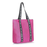 Bolso Deportivo Urbano Trendy Reforzado Gym Viaje Color Rosa