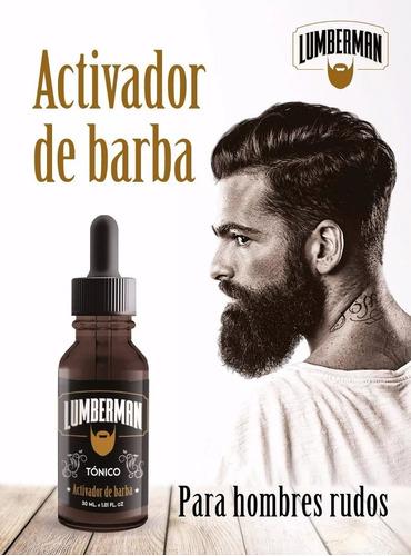 Tónico Barba Lumberman, Crecimiento . - - mL a $800