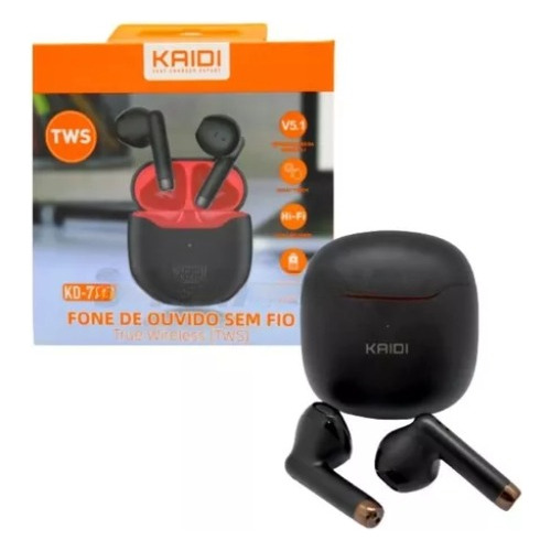 Fone De Ouvido Bluetooth Kaidi Tws Sem Fio Kd-771 Original