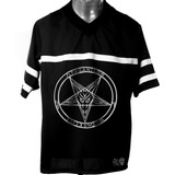 Jersey Hombre Baphomet 666 Demonio Satan Talla Extra