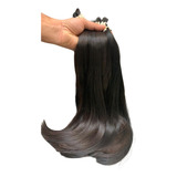 Cabelo Humano Brasileiro Do Sul 55 Cm 300 Grs Extra Fino