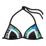 Bikini Top Push-up Color Block M Pink Victoria Secret