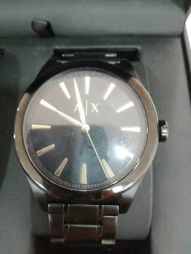 Reloj Armani Exchange Color Negro Con Puncera Caja Original