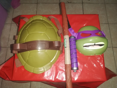 Mascara Caparazón Armas Tortugas Ninja Juguetes (de Uso) 