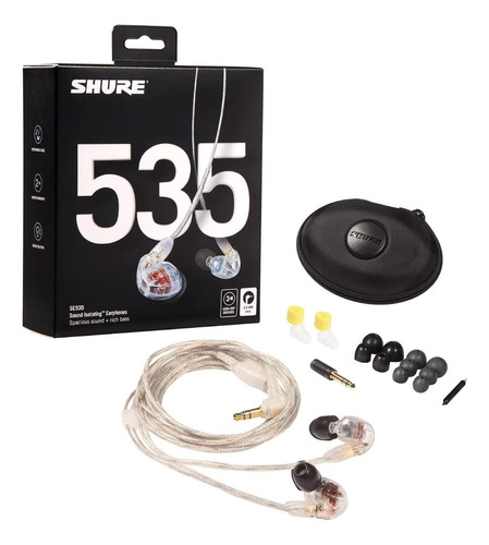 Fone Shure In-ear Se-535 Clear