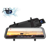 Espejo Retrovisor 2 Camaras Full Hd Grabacion Dual Sd