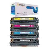 Kit 4 Toner Cb540 Cb541 Cb542 Cb543 Cp1215 125a 1510 Evolut