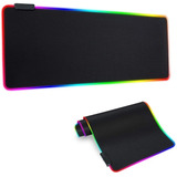 Mousepad Gamer Led Rgb Usb 80x30cm Negro Weibo K11