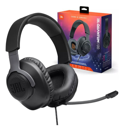 Headset Jbl Quantum100 Gamer Fone Ouvido Headfone Headphone