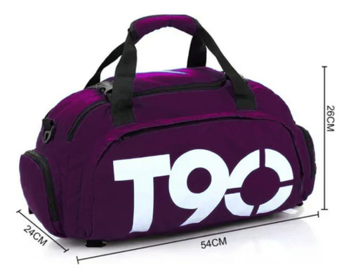 Bolsa Transversal Mochila Academia T90 Impermeável Viagem