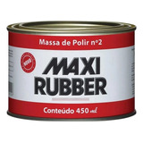 Massa De Polir Nº2 Maxi Rubber 490g Automotiva Polimento 