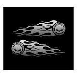 Calcomanías Stickers Harley Davidson Skull Para Tanque