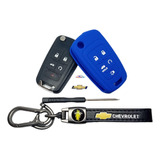 Funda Llave Chevrolet Camaro Equinox Malibu 5 Boton Llavero