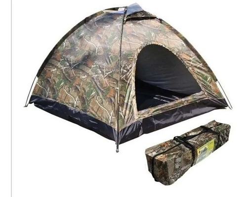 Carpa Camuflada Camping 4 Personas.