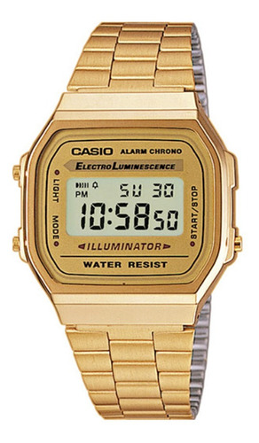 Reloj Casio Vintage Dorado A168wg-9w Original 100%