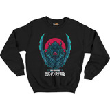 Pullover Sudadera Demon Slayer Respiracion Bestia Inosuke Ki