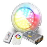 1 Luz Pileta Plastica Rgb Grand+ Controladora Touch+fuente