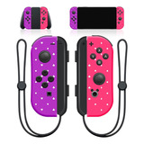 Set De Control Joy-con Joystick Zhuosheng Para Nintendo Switch Color Rosa
