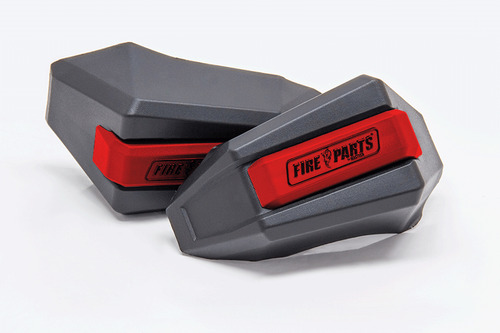 Kit Repuesto Slider Ghost Negro-rojo Fire Parts (2 Lados)