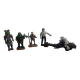 5 Figuras Biker Scout Gamorrean Han Star Wars Micro Machines