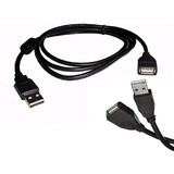 Cable Extension Usb 1.5mts Macho A Hembra Con Filtro