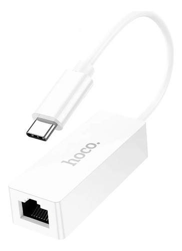 Adaptador Usb-c A Rj45 Lan 100 Mbps Hoco