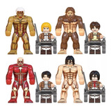 Set De Figuras Attack On Titan Bloques Titanes Para Armar