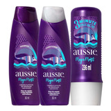 Shampoo+condicionador Aussie 360ml+tratamento 3 Minute 236ml