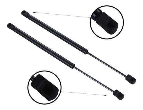 Ena 2 Pcs Front On Hood Lift Supports Gas Springs Compatible