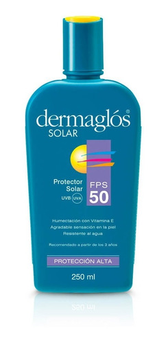 Protector Solar Emulsión Dermaglos Fps 50 Con Vitamina E