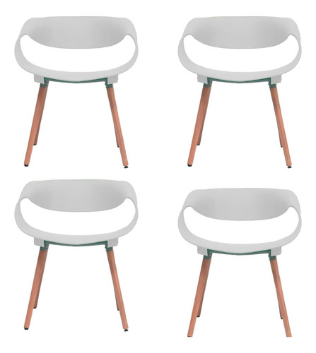 Pack 4 Silla Comedor Modelo Twist Bintage