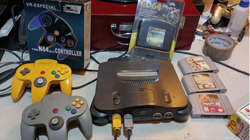 Nintendo 64 3 Juegos Originales + Everdrive Leer Descripcion