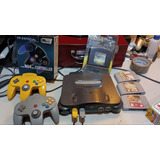 Nintendo 64 3 Juegos Originales + Everdrive Leer Descripcion