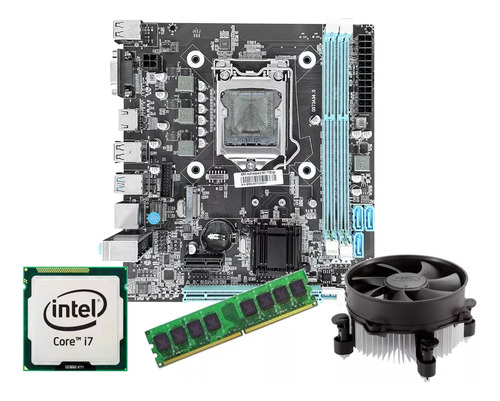 Kit Upgrade Gamer Intel Core I7 3.8ghz H61 8gb Ram Ssd 240gb