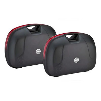 Par Baú Bauleto 40 Litros Lateral Monokey Givi E-360n Cor E-360npack2 Vermelho