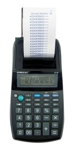 Calculadora De Mesa C/ Bobina Procalc Lp18 12dig