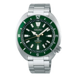 Relógio Seiko Srph15k1 Prospex Tortoise Verde Automatico Cor Da Correia Prateado