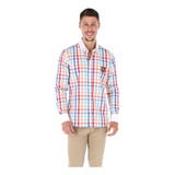 Camisa Casual Hombre Porto Blanco Algodón Colores Rayas 