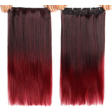 Extensiones, Cortinas De Cabello Bicolor 5 Clips