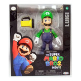 Luigi Pelicula Super Mario Bros Nintendo Figura Articulada