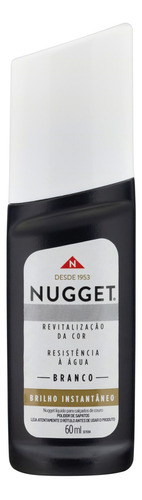 Polidor De Sapato Líquido Branco Nugget Frasco 60ml