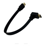 Cabo Hdmi 30 Cm Ângulo 90 º Graus Hdmi 2.0 4kx2k/30 Hz Curto