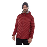 Campera Pluma Termica Hombre Montagne Neegan Con Capucha 