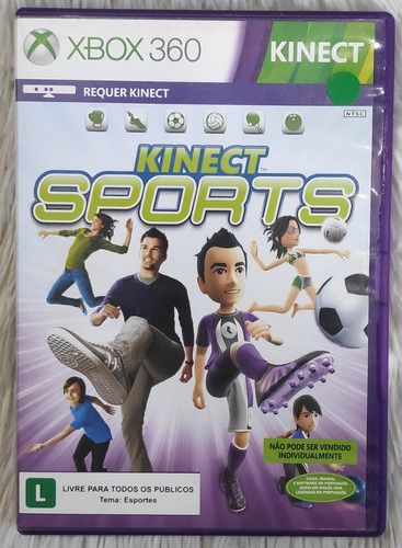 Jogo Kinect Sports (xbox 360, Mídia Física)