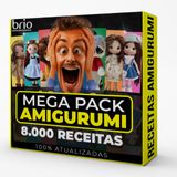 Mega Pack + 8.000 Receitas Amigurumi - Novo Atualizado 2024