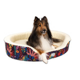 Cama Perro Mascota Pet2go® Doble Vista - Value Grande 75x60