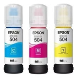Tinta Epson 504 Original X3 Colores L4160 L4260 L6270 L14150