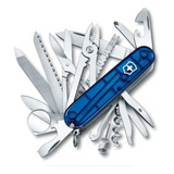 Navaja Victorinox, Swiss Champ Azul, Original.